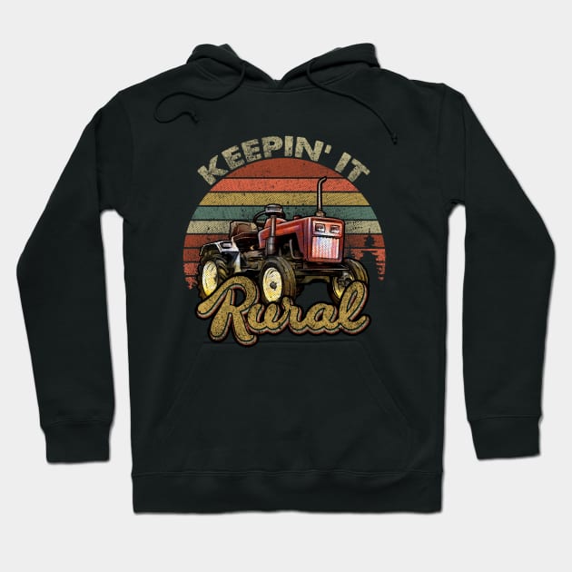 Keeping It Rural - Farmer Hoodie by BDAZ